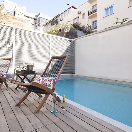 My Space Barcelona Private Pool Garden Extérieur photo